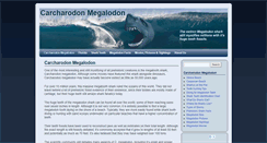 Desktop Screenshot of carcharodonmegalodon.com