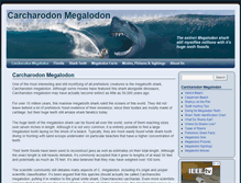 Tablet Screenshot of carcharodonmegalodon.com